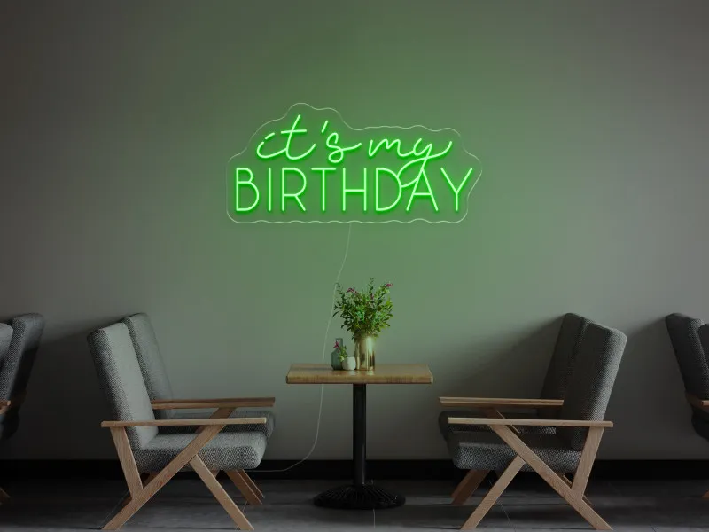 It`s My Birthday - Semn Luminos LED Neon